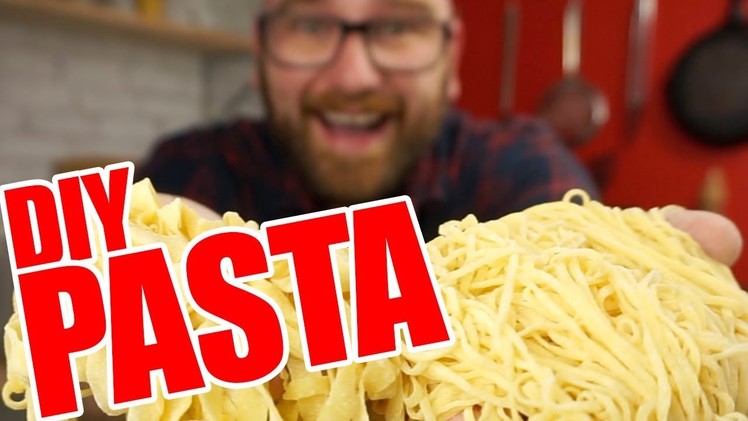 Homemade Pasta - Simple How to Make Fresh Pasta Dough Recipe!