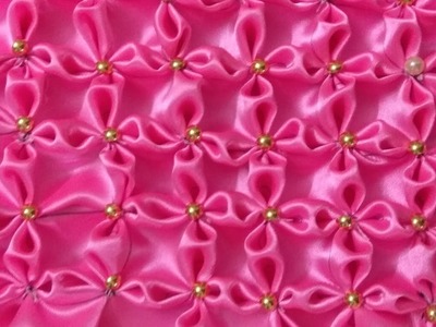 HOW TO DO FLOWER SMOCKING ON FABRIC
