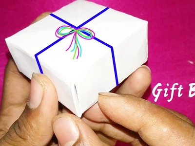 How to make a Gift Box with one sheet of white paper | Home made creation | 360 DIY