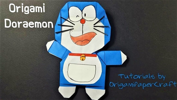 How To Make An Origami DIY  DORAEMON ???? Tutorial By OrigamiPaperCraft