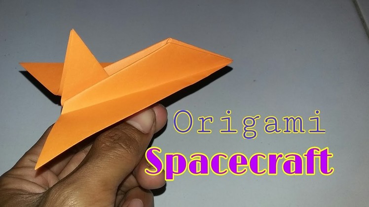 How to make an origami spacecraft easy and simple