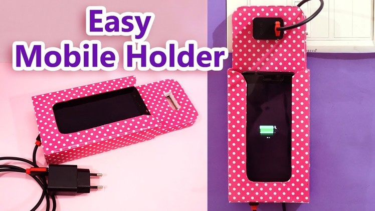 How to Make Mobile Stand (Mobile Holder) | Easy DIY Best Out of Waste Craft Idea | StylEnrich