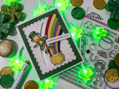 Interactive Heffy Doodle Good Luck or St Patricks Day Cardmaking Tutorial