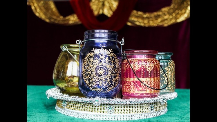 Just for $2 Easy and Quick DIY Henna Lanterns. Moroccan Lanterns. Bohemian Decor