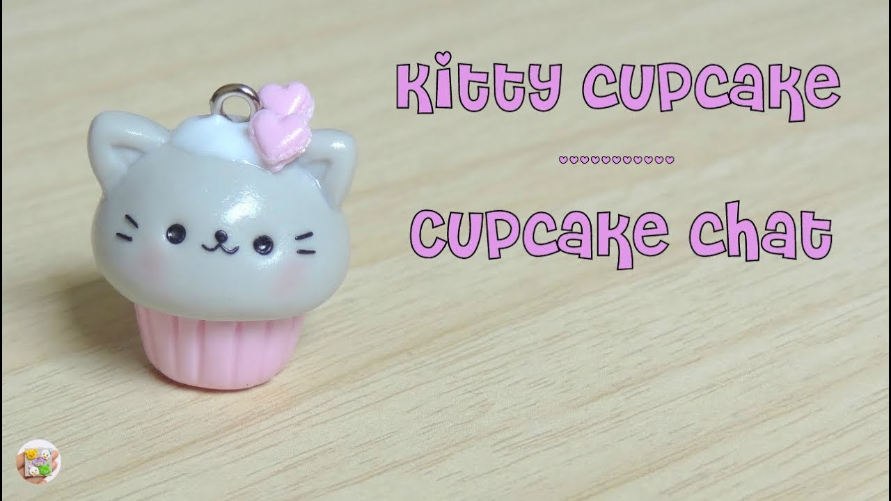 Kitty Cupcake Clay Valentines Day Tutorial Chat Cupcake Saint Valentin