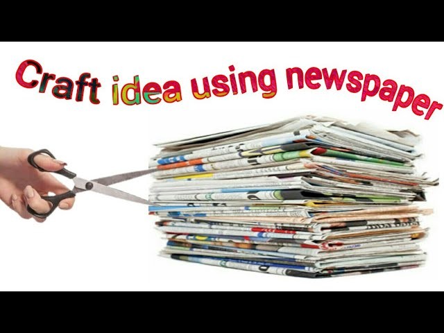 Newspaper craft-gift box using newspaper|how to make box with newspaper in 2 minutes