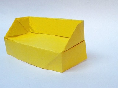 Origami Sofa Set , How to make Origami Sofa Set step by step easy paper crafts For Kids Sofa Craft