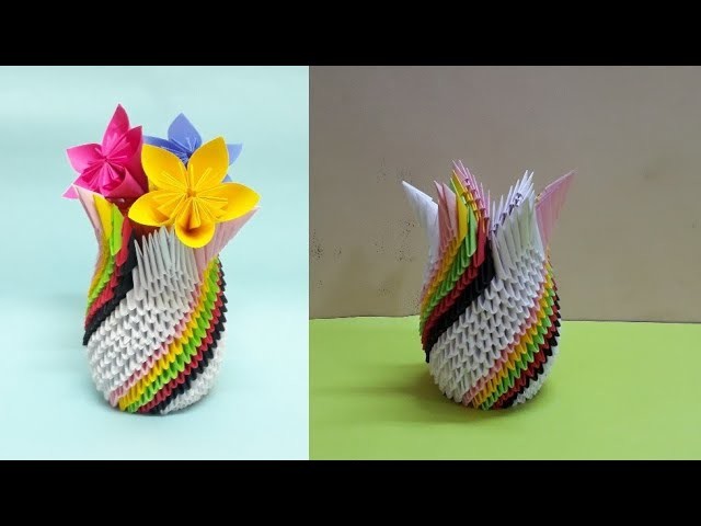 Paper Flower Vase - Tutorial 1