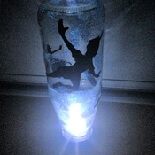 Peter Pan Disney fairy jar/ decorative light / nightlight gift