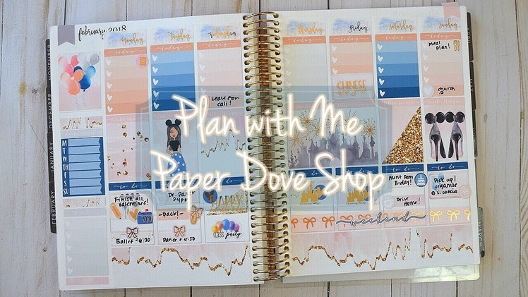Plan with Me. Paper Dove Shop