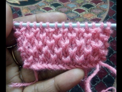 Single Colour Knitting Pattern #101  Satrangi