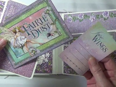 *Sold*  Graphic 45 "Fairie Dust" Mini Album By Cheryl's Paper Creations