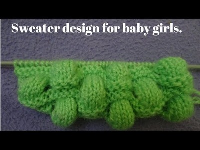 Sweater (knitting) Pattern for Women || Sweater Design for baby Girls || in Hindi.