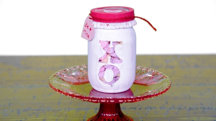 These DIY Festive Valentine's Day Candy Jars Make The Perfect Gift