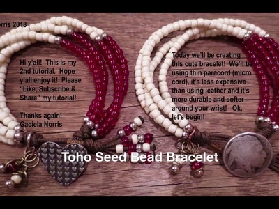 Toho Seed Bead Bracelet Tutorial