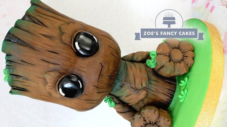 3D Baby Groot Cake Guardians of the Galaxy cakes