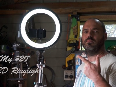 Cheap LED Ring Light Build