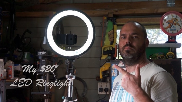Cheap LED Ring Light Build