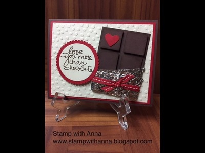 Chocolate Valentine's  Day Card
