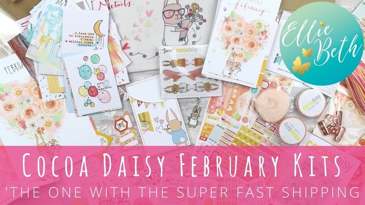 Cocoa Daisy February Unboxing - the one with the super fast shipping!