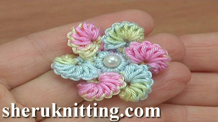 Crochet 6-Petal Flower Tutorial 194