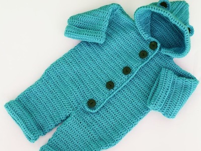 Crochet baby coat very easy