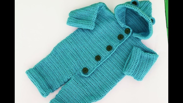 Crochet baby coat very easy