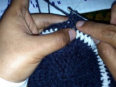 Crochet Kopiah kait tulang 12 bernama part 3 by Wan KKDM