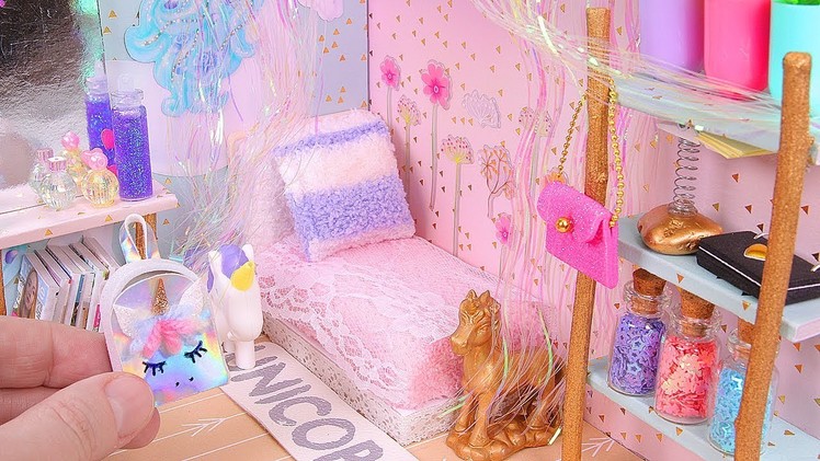 DIY Miniature Magical Unicorn Dollhouse Room