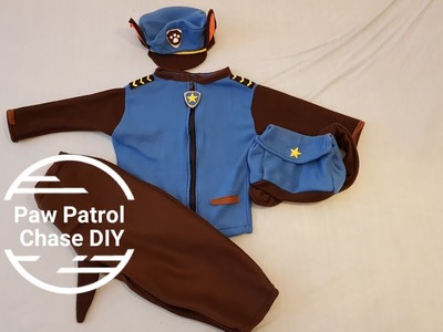 DIY Paw Patrol costume Chase,  Best Costume, how to make Paw Patrol Chase Costume