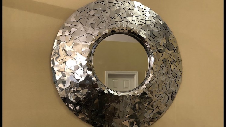 Dollar Tree DIY - ???? Silver Metallic Decorative Wall Mirror ????