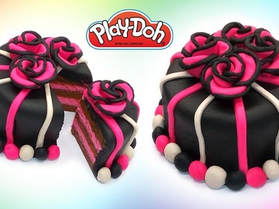 Dolls Food . Monster High Cake. Play Doh for Kids and Beginners. DIY Video for Kids