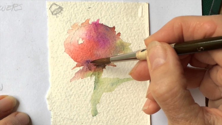 DP How to Turn a Sphere into a Rose with wet on wet technique