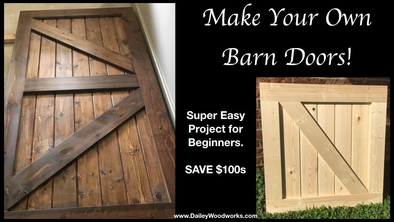 Easy To Make Barn Doors How