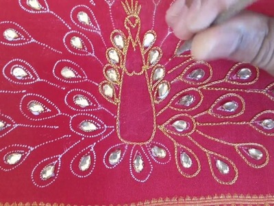 Embroidery Saree Blouse Design #037 - Wedding Blouse