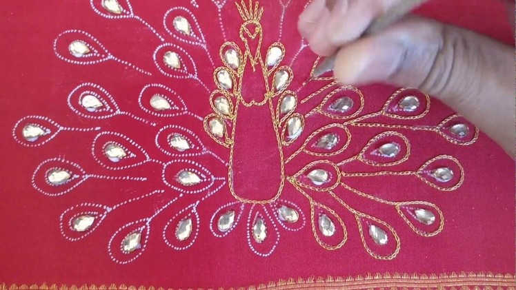 Embroidery Saree Blouse Design #037 - Wedding Blouse