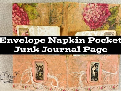 Envelope Napkin Pocket Junk Journal Page
