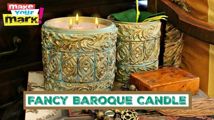 Fancy Baroque Candle