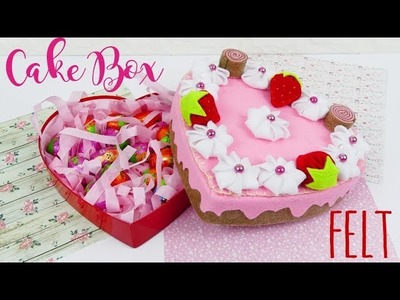 Felt Cake Box DIY - Scatola Torta di Feltro
