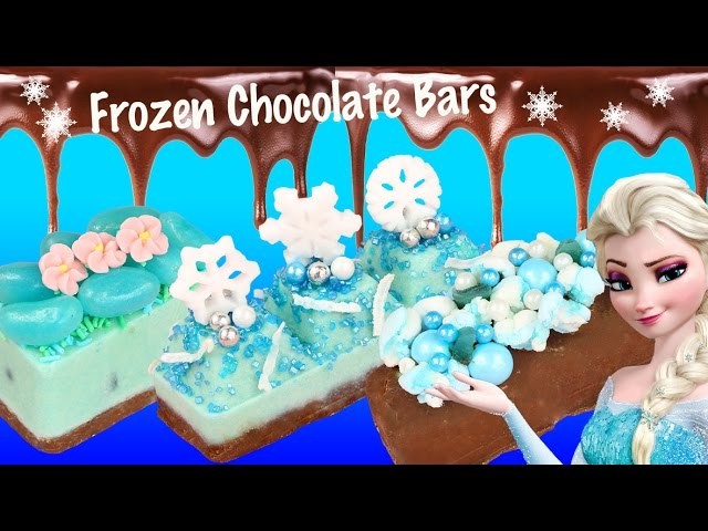 Frozen Elsa CHOCOLATE CANDY BAR FrozenFever How-To Maker JellyBeans Marshmallows Toys