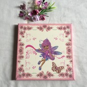 Hand Crafted Fantasy Fairy canvas wall art