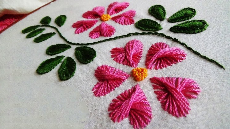 Hand Embroidery: Butterfly stitch