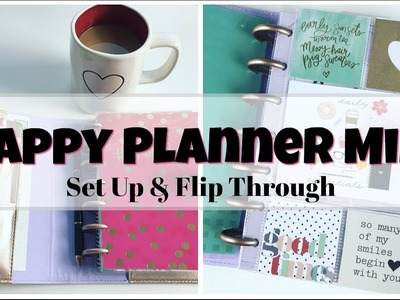 Happy Planner Mini Set Up & Flip Through | FrankenPlanner Chunky Mini