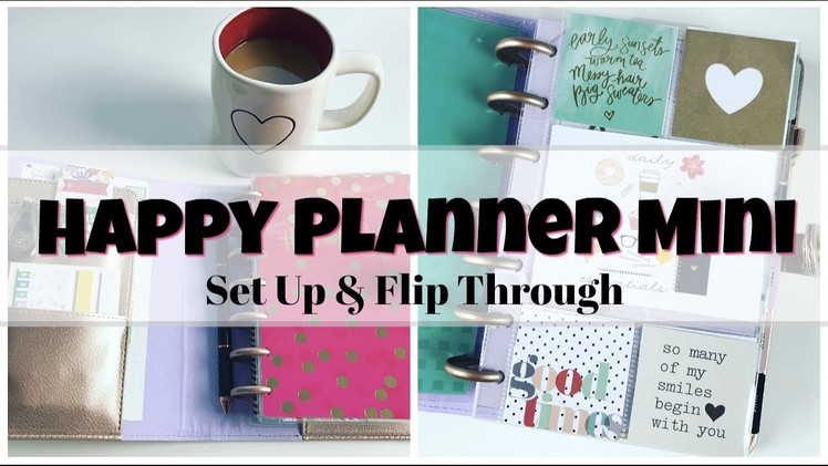 Happy Planner Mini Set Up & Flip Through | FrankenPlanner Chunky Mini