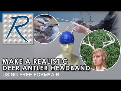 How To Make a Deer Antler Cosplay Headband Using Free Form® AIR Epoxy Putty