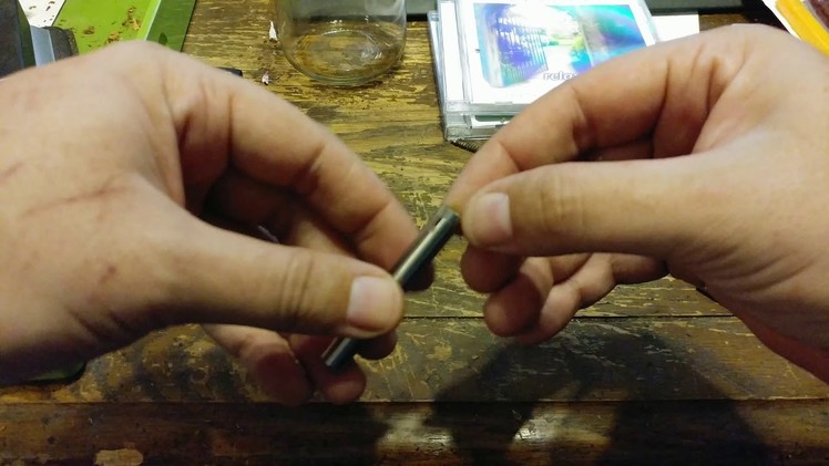 How to Make a DIY One Hitter Dugout Chillum Taster Pipe Hack!
