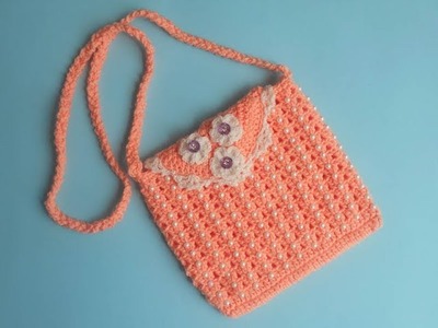 How to make Crochet.Crosia Beaded Purse Design  Urdu.Hindi