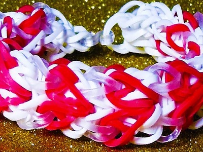 How to make friendship bracelets with rubber bands without loom hearts designs with forks