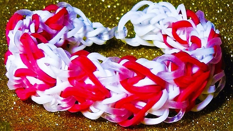 How to make friendship bracelets with rubber bands without loom hearts designs with forks
