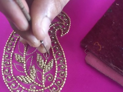 How to Make Paisley Pattern - Hand Embroidery